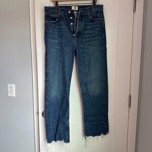 Agolde 90's Pinch-Waist Straight-Leg Jeans 31 (10) Swindle